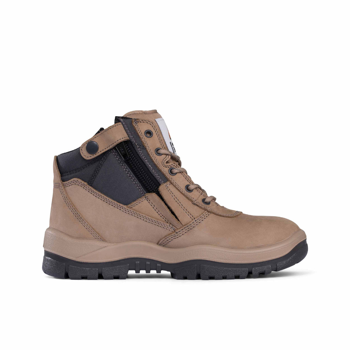 Mongrel 961060 - Stone Non-Safety ZipSider Boot