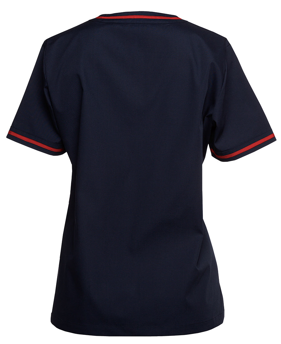 Jb's Contrast Ladies Scrubs Top - 4SCT1