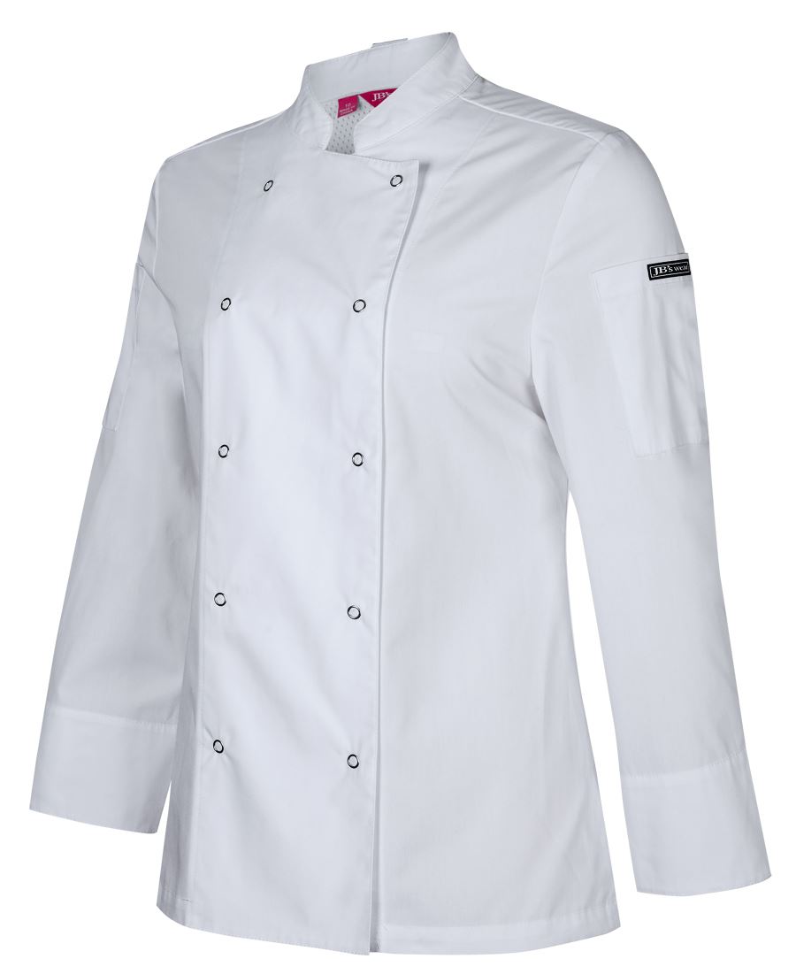 JBs JB's LADIES L/S SNAP BUTTON CHEFS JACKET - 5CJL1