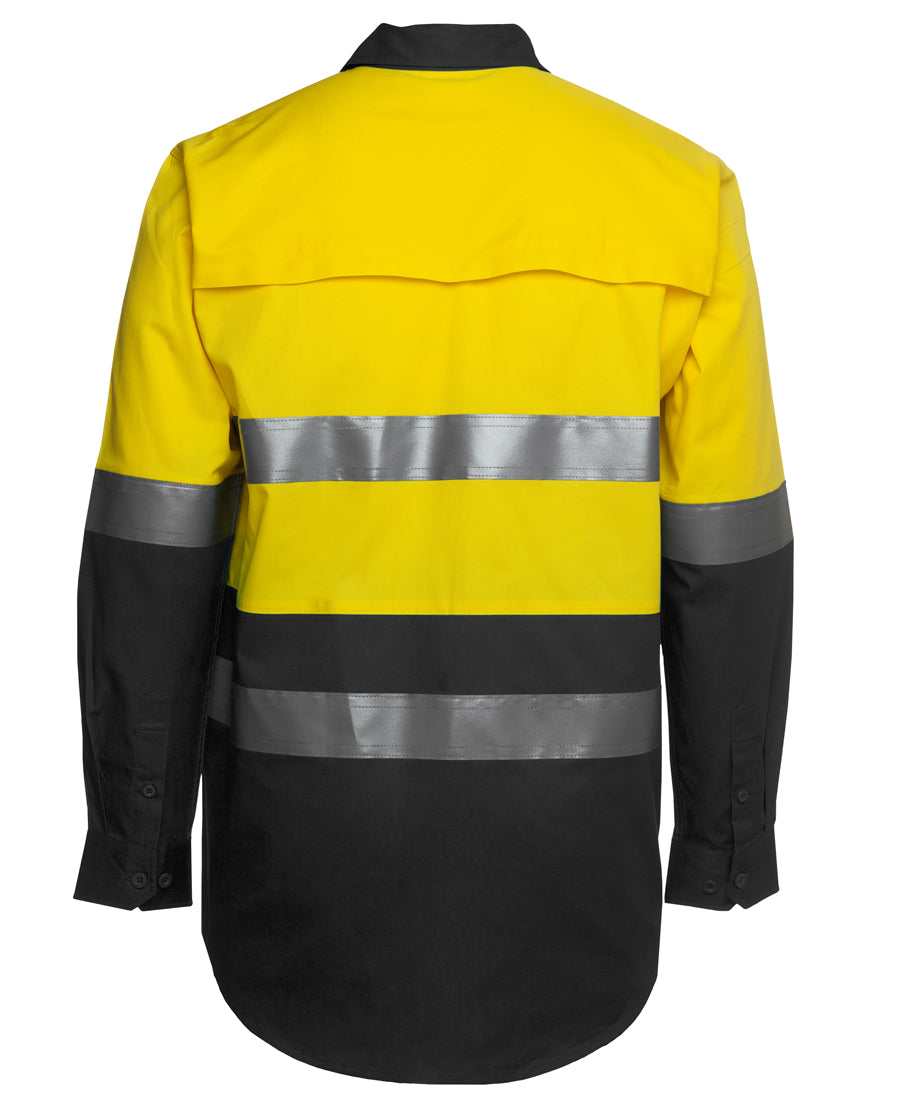 Jb's Hi Vis(D+n) L/s 150g Work/shirt - 6DNWL