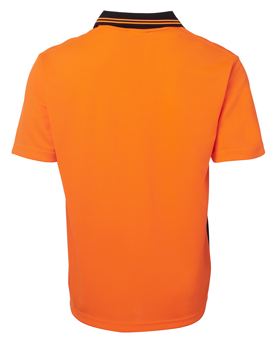 Jb's Hi Vis 4602.1 S/s Non Button Polo - 6HNB