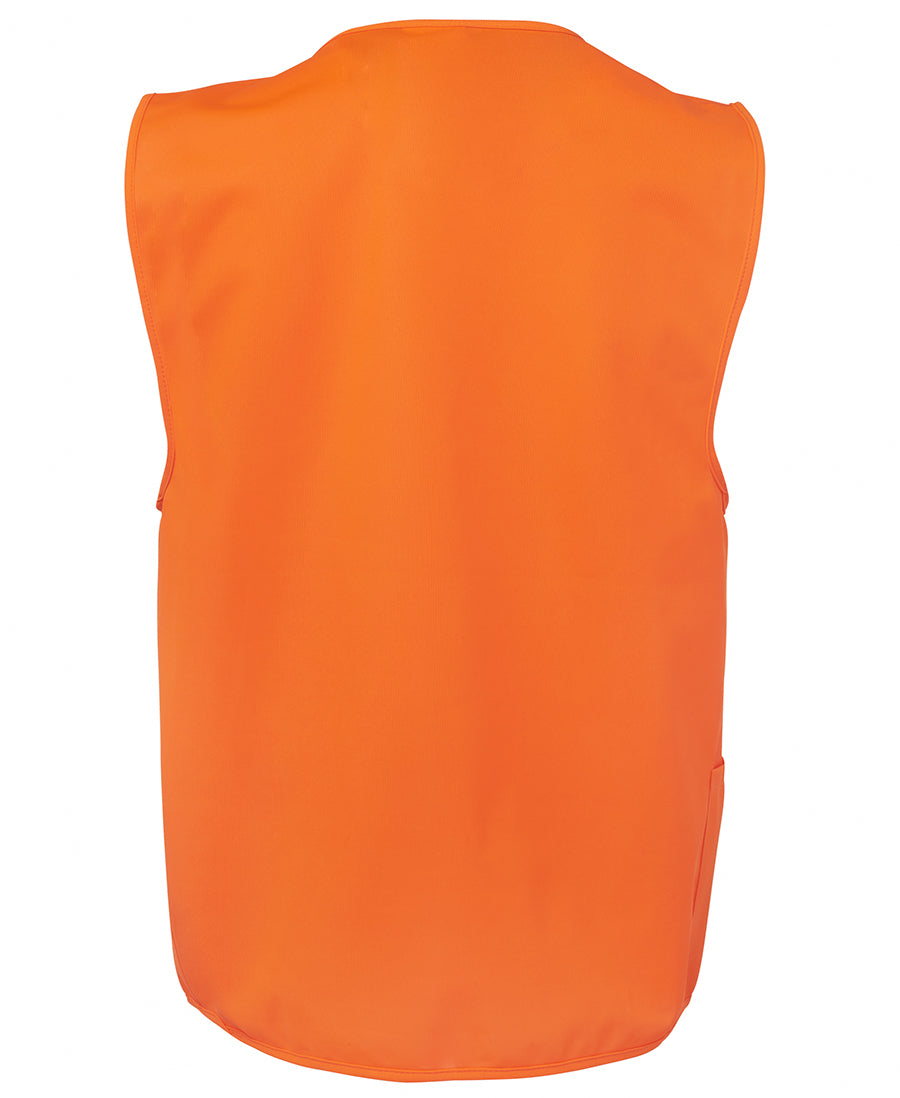 Jb's Hi Vis Zip Safety Vest - 6HVSZ