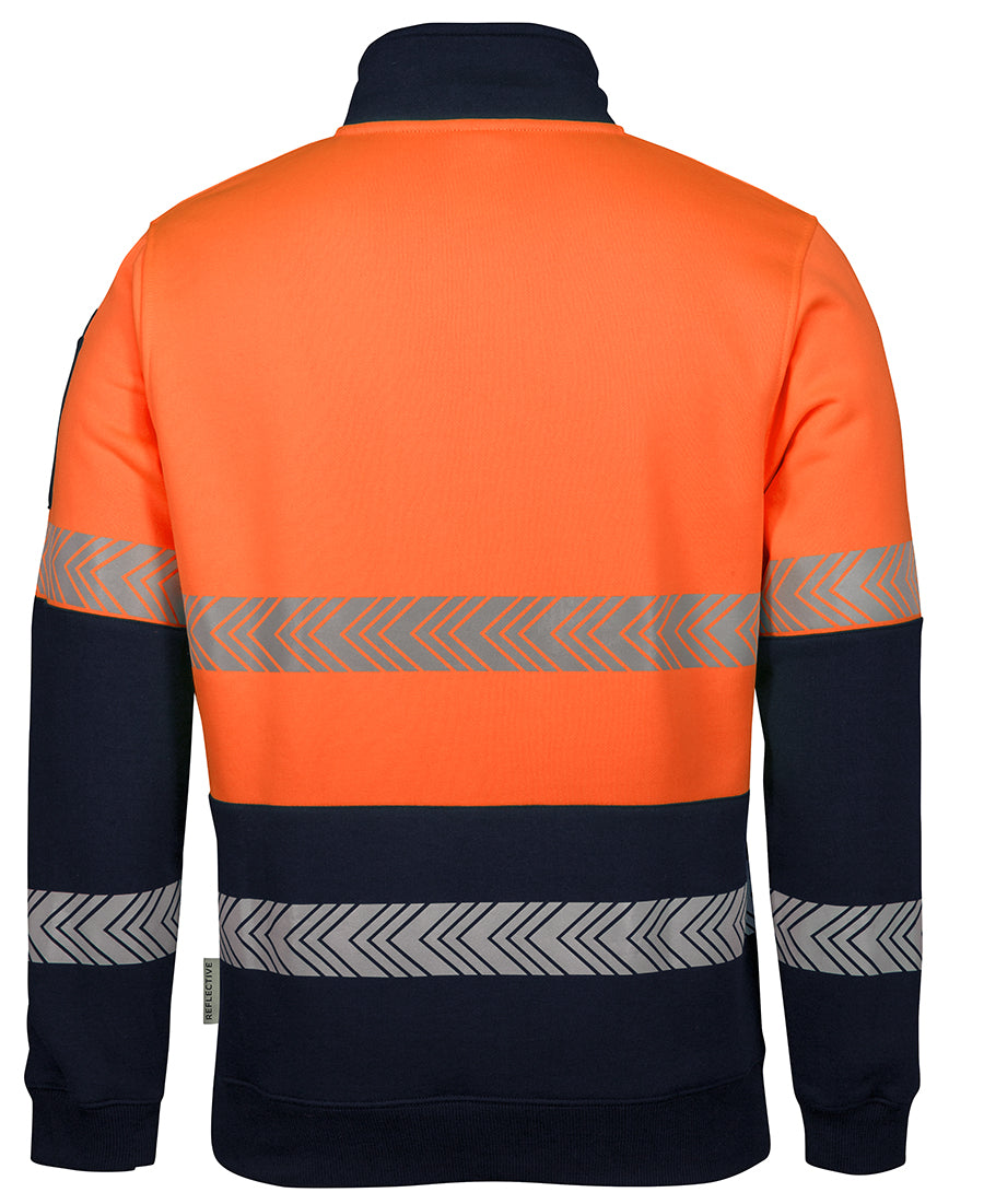 Jb's Hi Vis 1/2 Zip Segmented Tape Fleecy - 6HZS