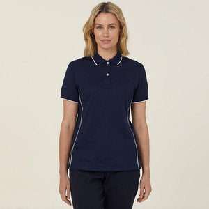 Short Sleeve Tipped Collar Anti-bac Polyface Polo