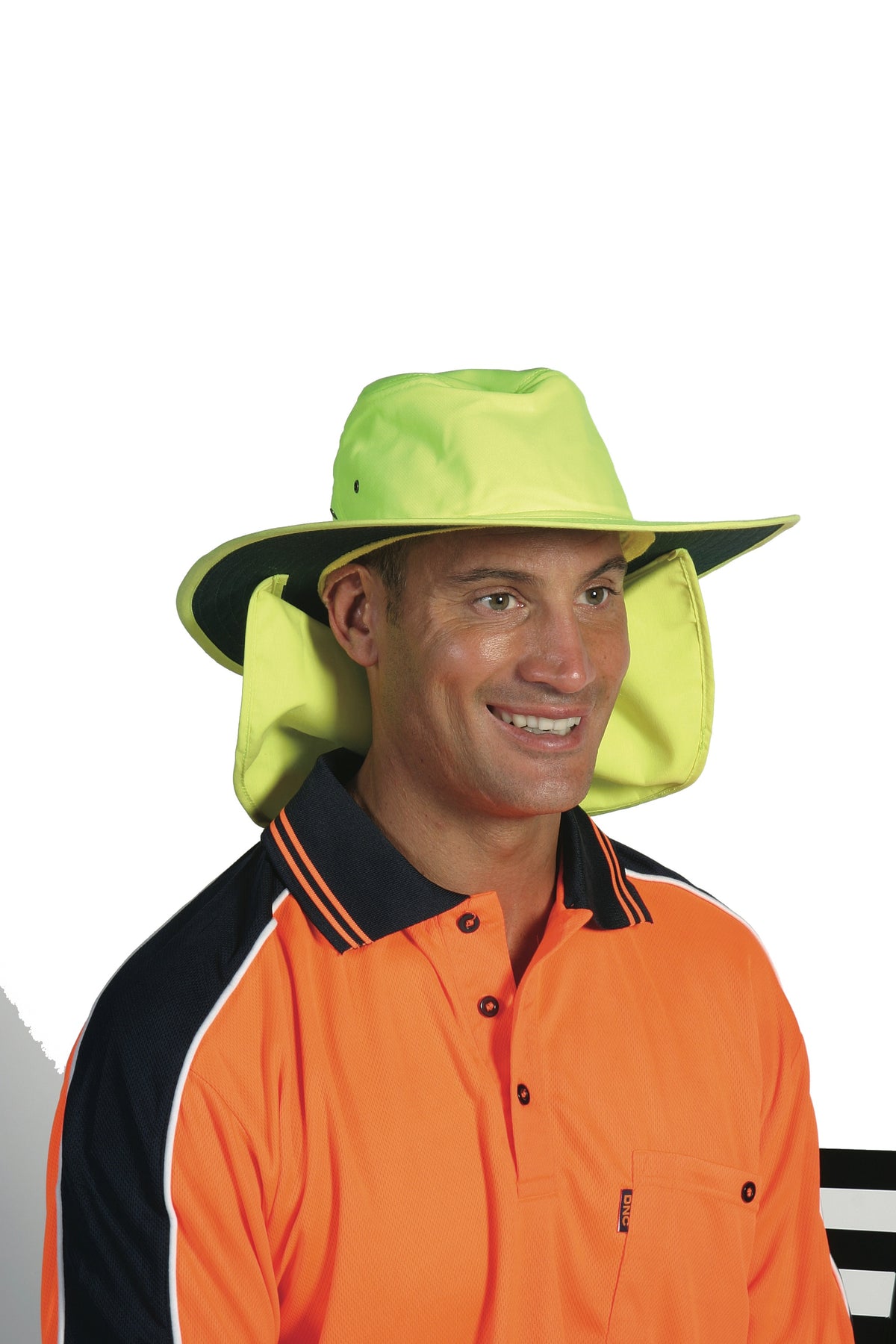 DNC Canvas Sun Hat with Flap