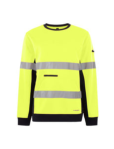 Hi Vis Reflective Crew Neck Fleece