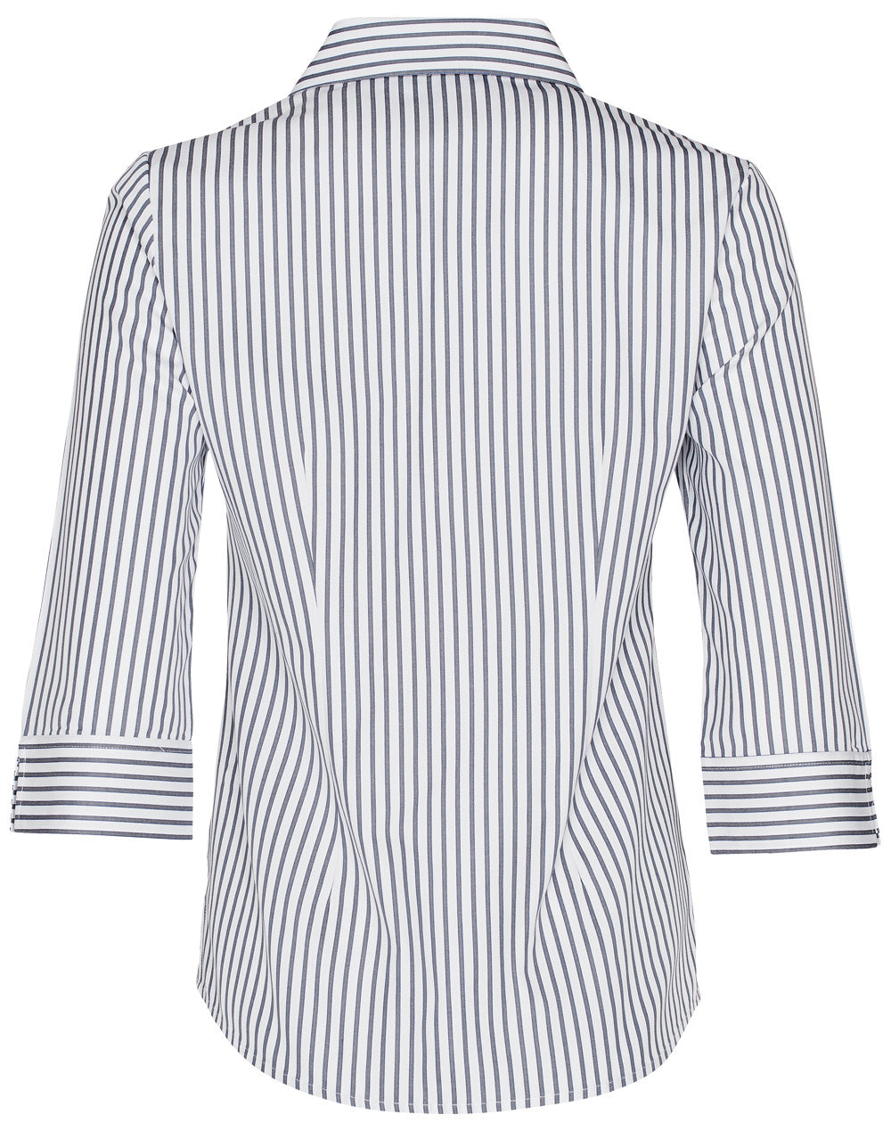 BENCHMARK Women's Sateen Stripe 3/4 Sleeve Shirt - M8310Q