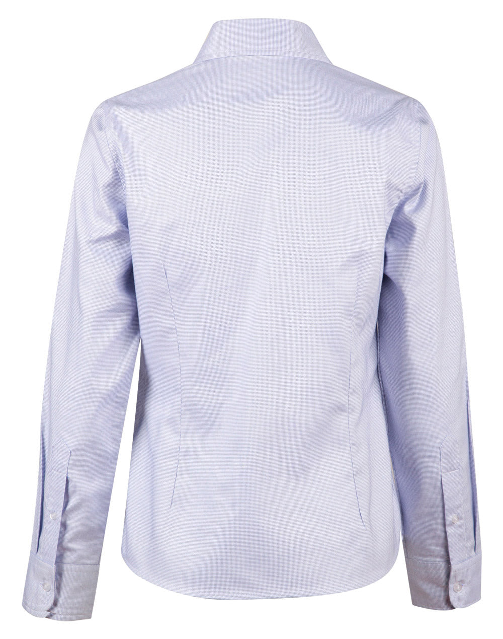 BENCHMARK Ladies' Dot Contrast Long Sleeve Shirt - M8922