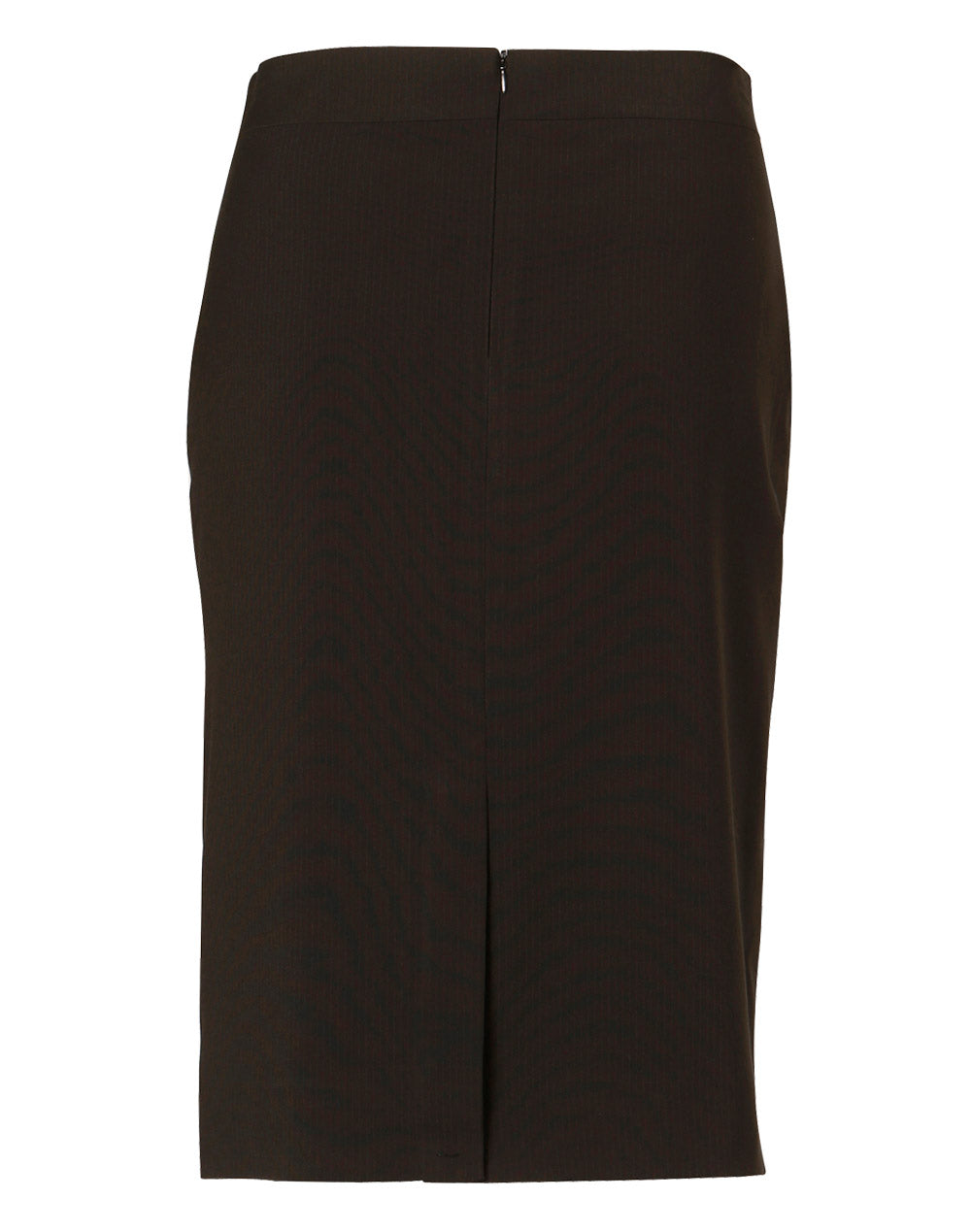 BENCHMARK Women's Mid Length Lined Pencil Skirt in Poly/Viscose Stretch Stripe - M9472