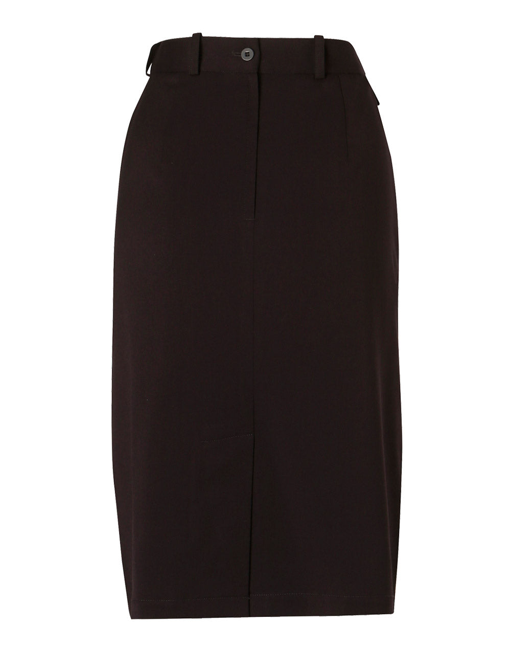 BENCHMARK Women's Flexi Waist A-line Utility Lined Skirt in Poly/Viscose Stretch Twill - M9478