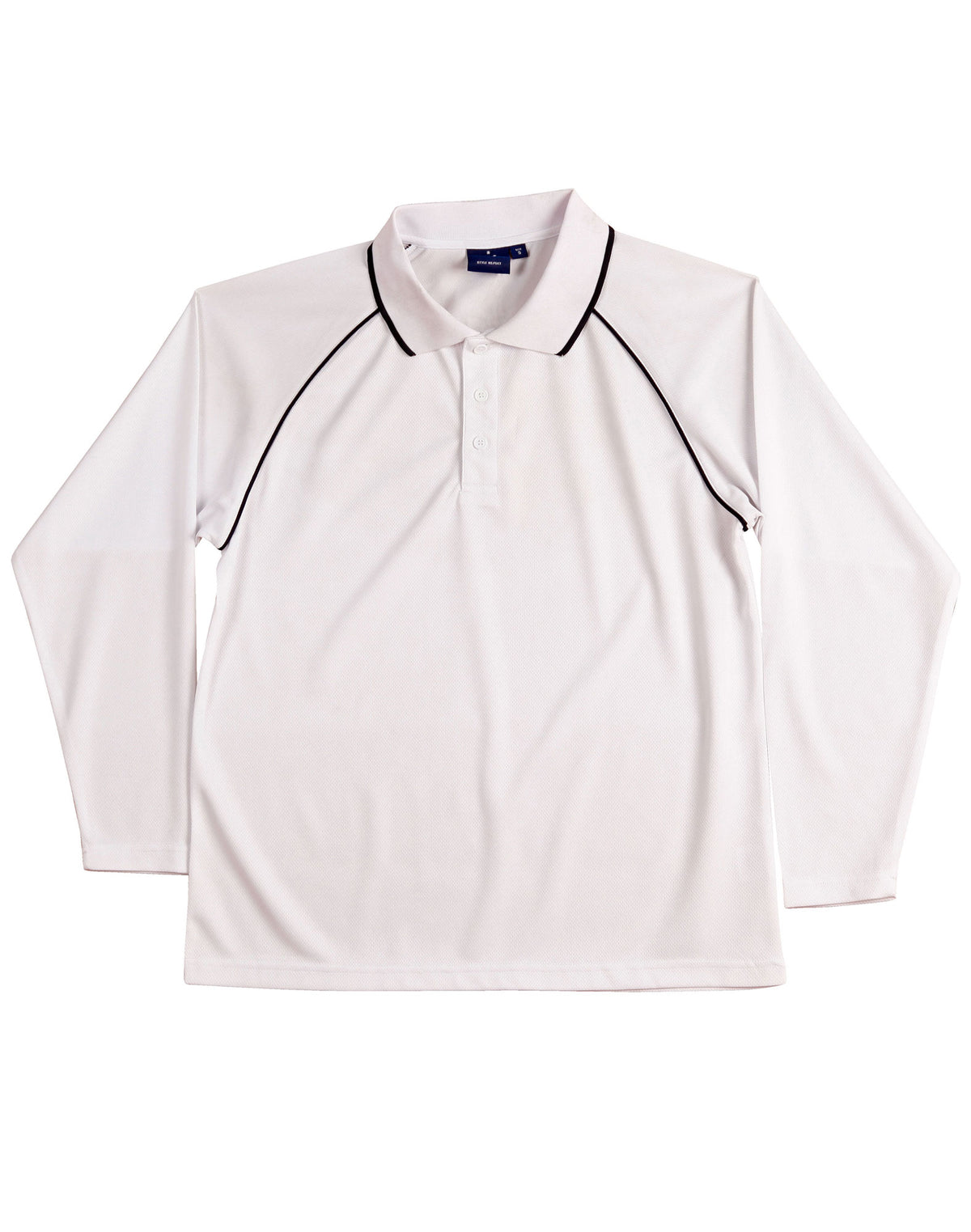 WINNING SPIRIT Kid's cooldry raglan L/S polo - PS43K