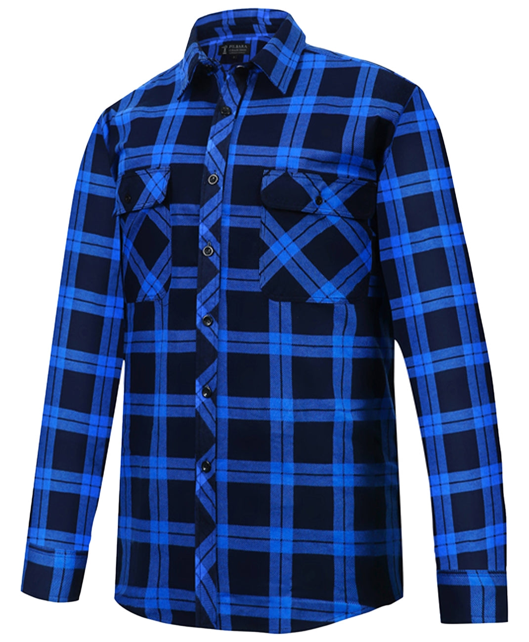 Ritemate Open Front Quilted Mens Shirt - RM123SQS