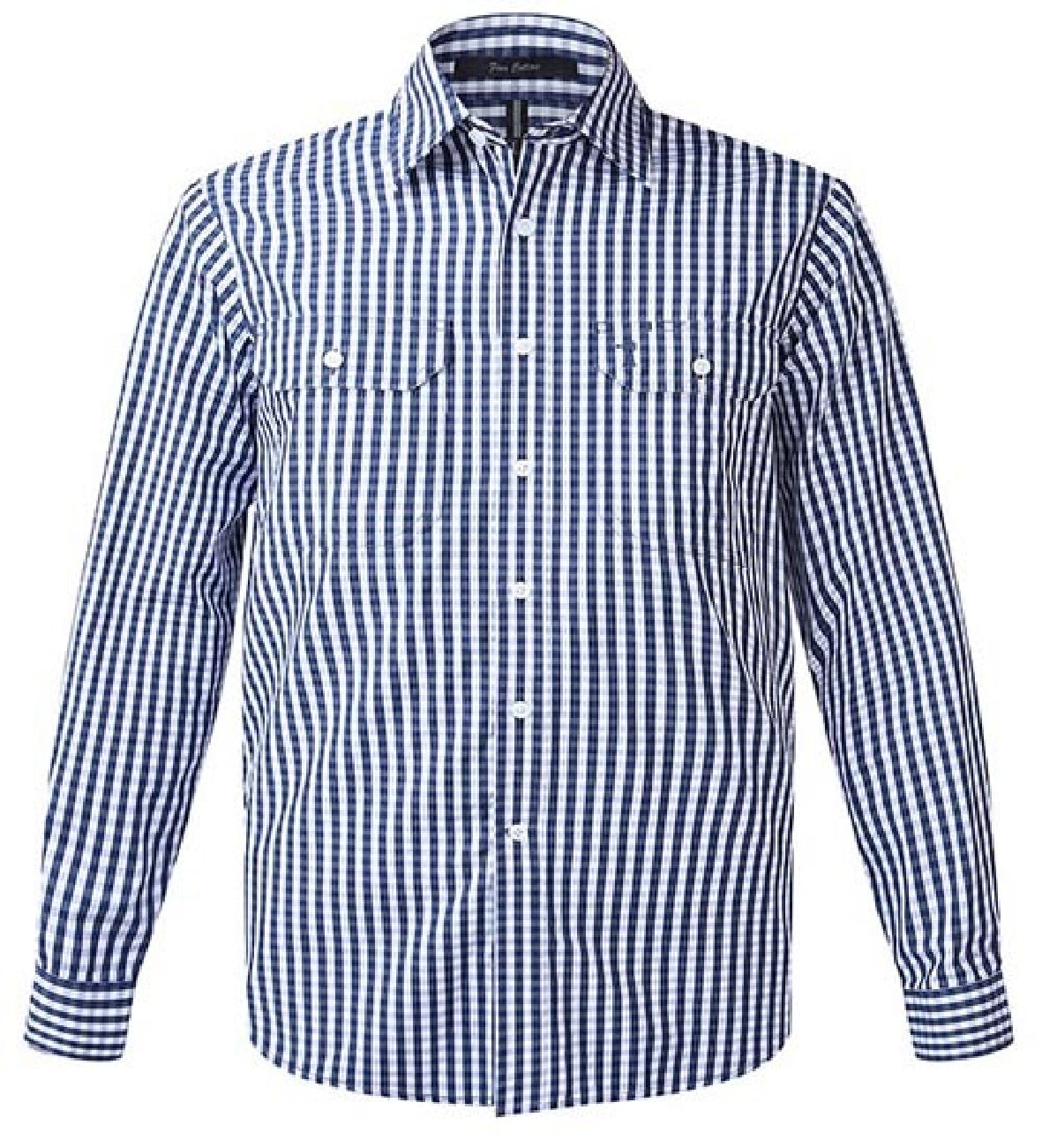 Ritemate Pilbara Men's Check Long Sleeve Shirt - RMPC004