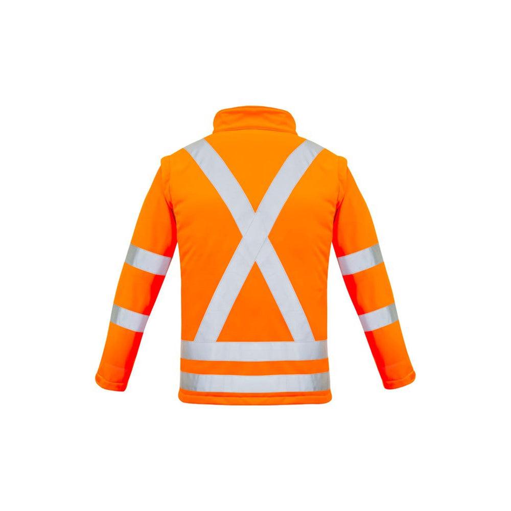 Syzmik Womens Hi Vis Rail X Back 2 in 1 Softshell Jacket - ZJ770
