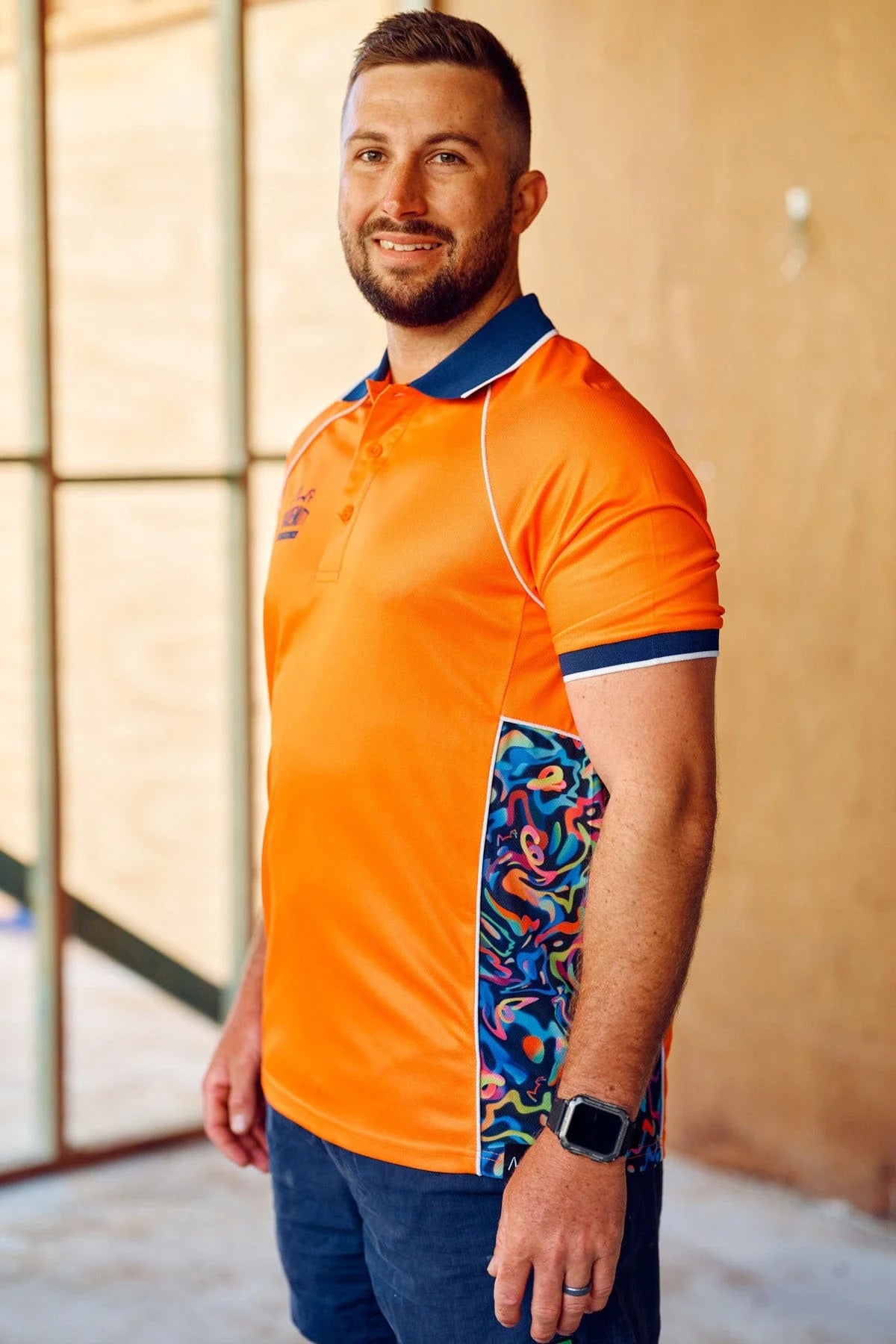 TradeMutt Unisex RPET Pearler Orange Polo - 21545