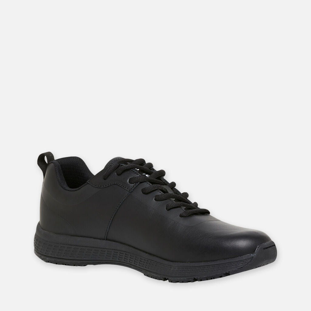 King Gee Superlite Leather Lace Up Work Shoes Black - K22245
