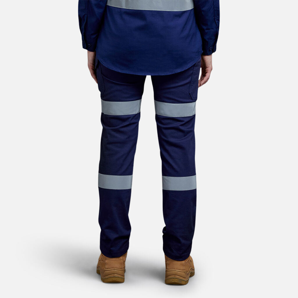 King Gee Women's Stretch Biomotion Reflective Work Pants - K43010