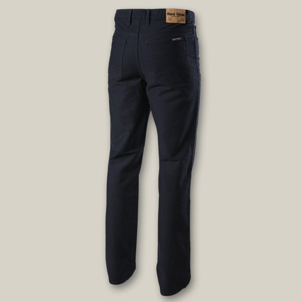 Hard Yakka Moleskin 5 Pocket Heavy Duty Denim Work Jeans - Y03875