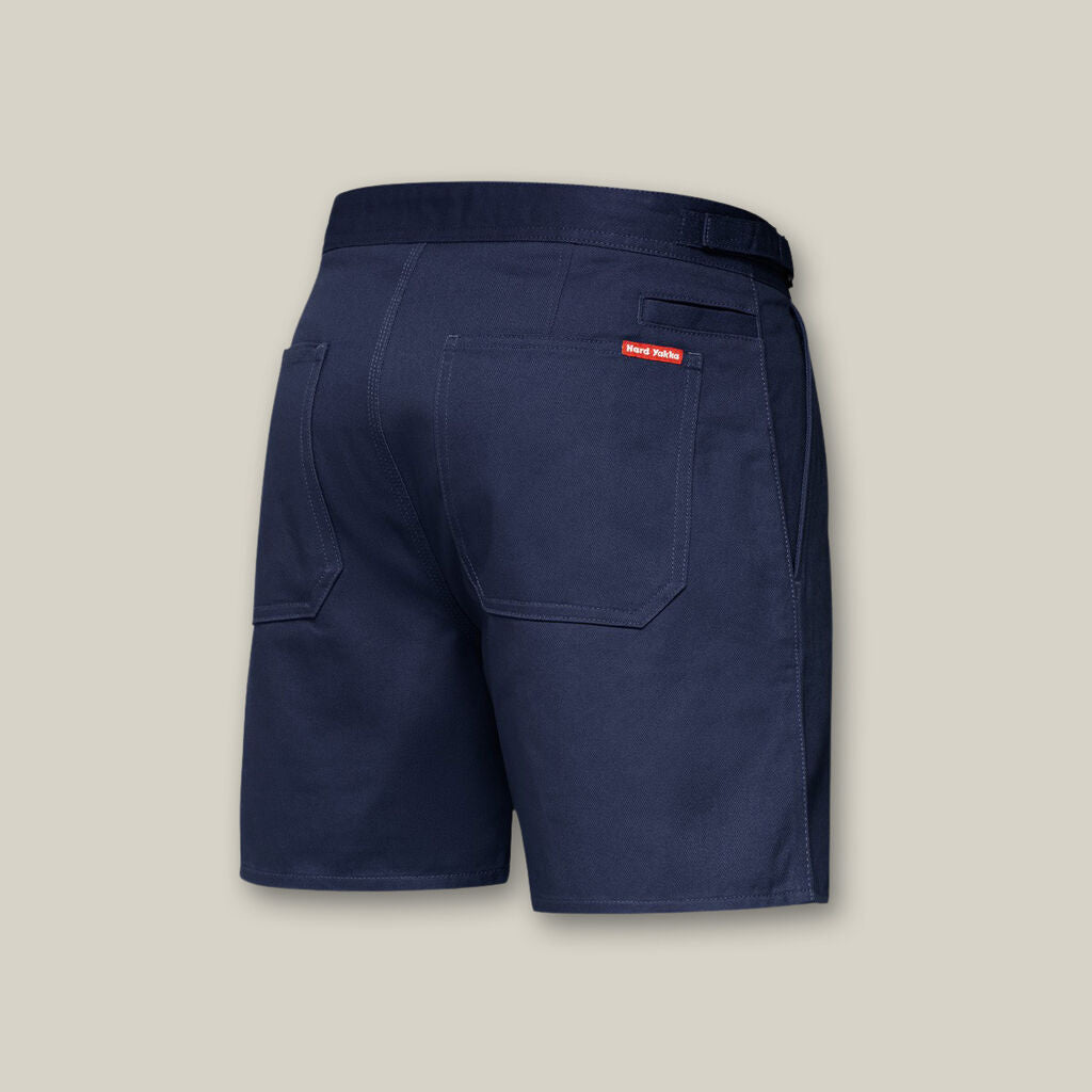 Hard Yakka Relaxed Fit Cotton Drill Short With Side Tabs - Y05340