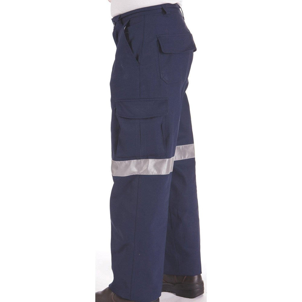DNC Cotton Drill Cargo Pants R/Tape - 3319