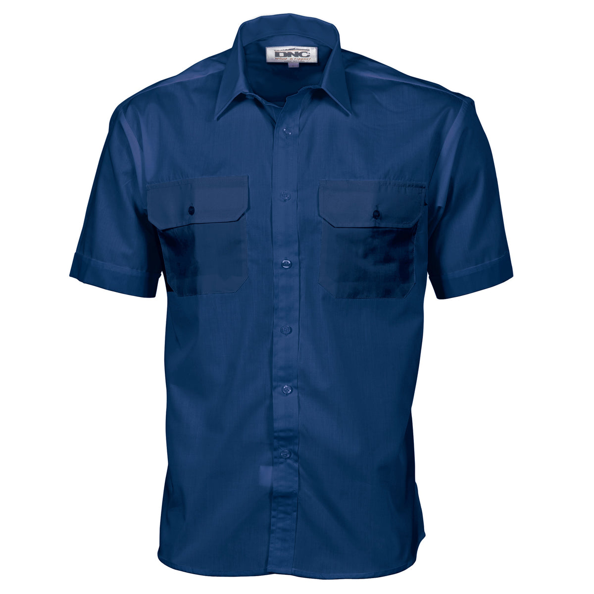 DNC Polyester Cotton Short Sleeve Work Shirt - 3211