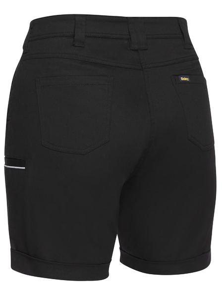 Bisley Womens Stretch Midium Rise Shorts - BSHL1015
