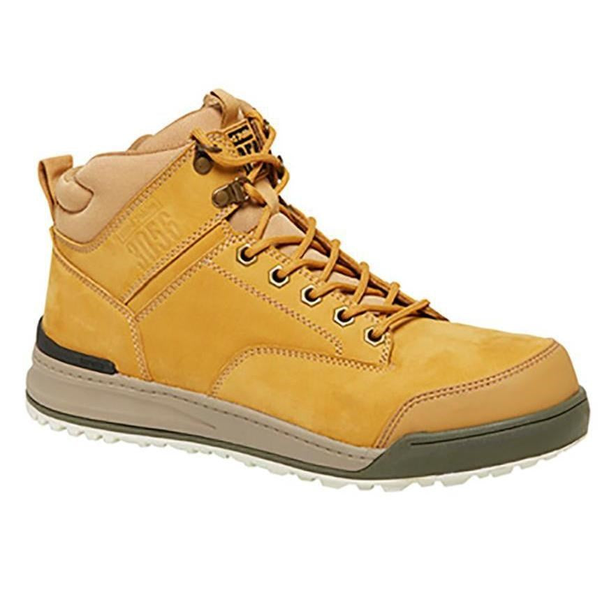 Hard Yakka 3056 Lace Up & Side Zip Steel Toe Safety Boot Wheat - Y60200