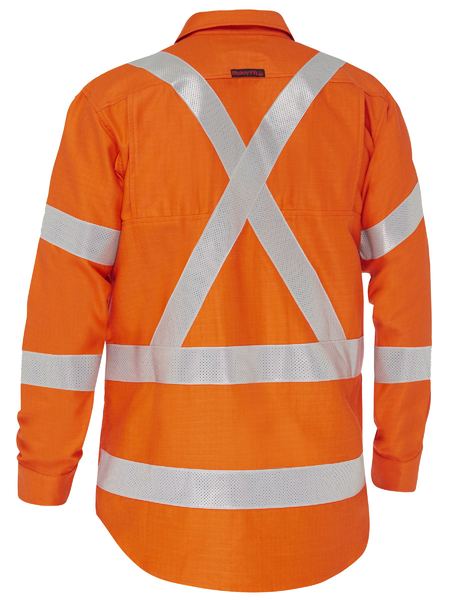 Bisley Mens Shirt Flame resistant (FR) Apex 185 X Tape - BS8439XT