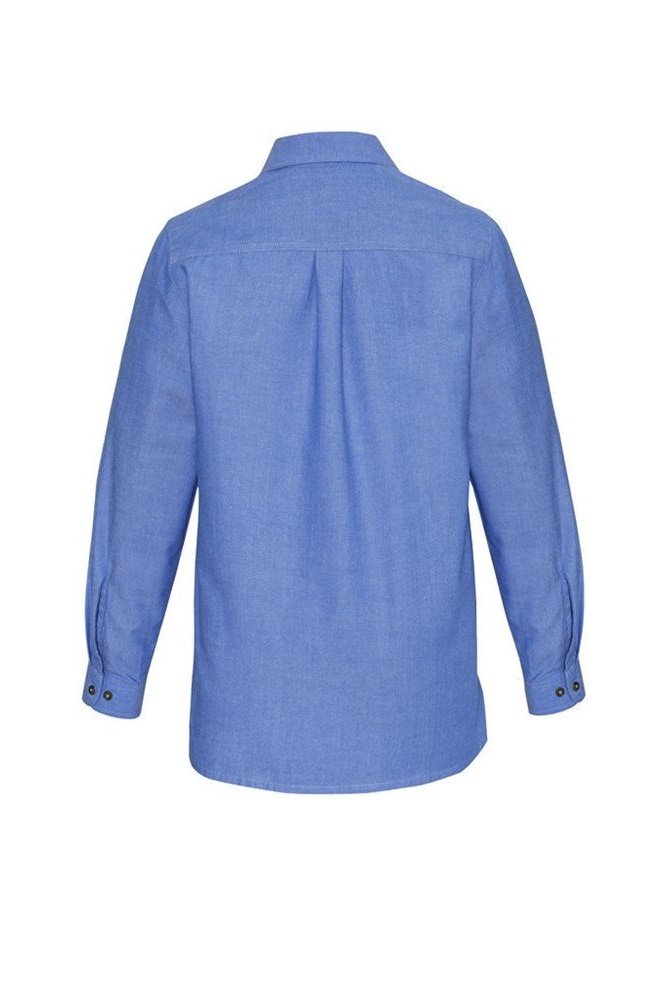 BIZ Ladies Wrinkle Free Chambray Long Sleeve - LB6201 | Biz Collection | Fashion Biz Online