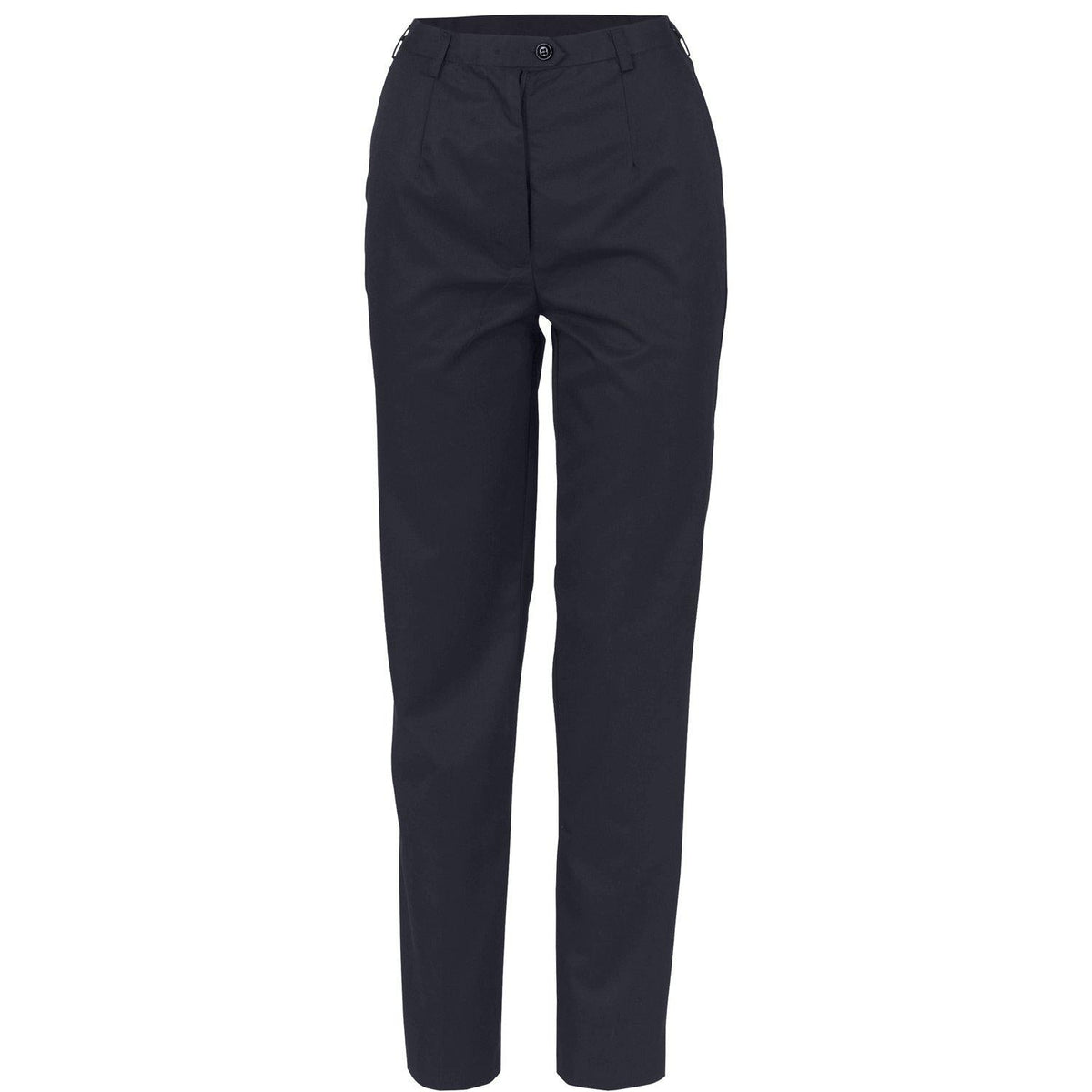 DNC Ladies Flat Front Trousers - 4552-Queensland Workwear Supplies