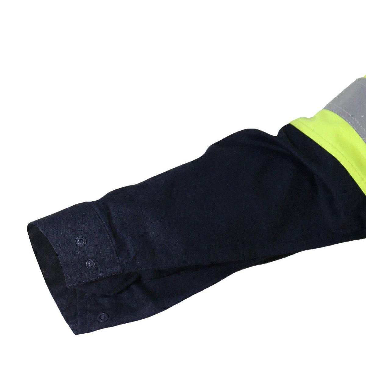 DNC Taped HiVis Flame Retardant & Arc Rated HRC2 2-Tone Long Sleeve Womens Shirt - 3457-Queensland Workwear Supplies