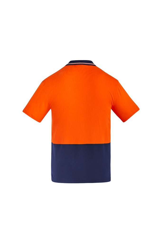 Syzmik Mens Hi Vis Cotton S/S Polo - ZH435 | Syzmik | Fashion Biz Online