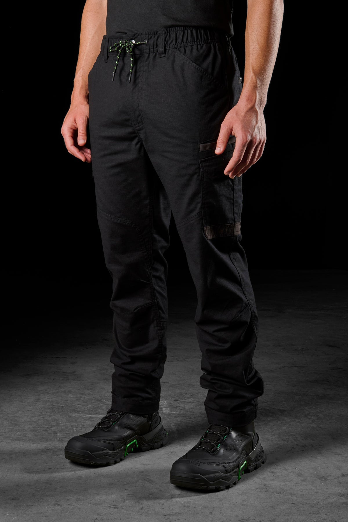 FXD Reflective Taped Elastic Waist Stretch Ripstop Pant - WP-12CT