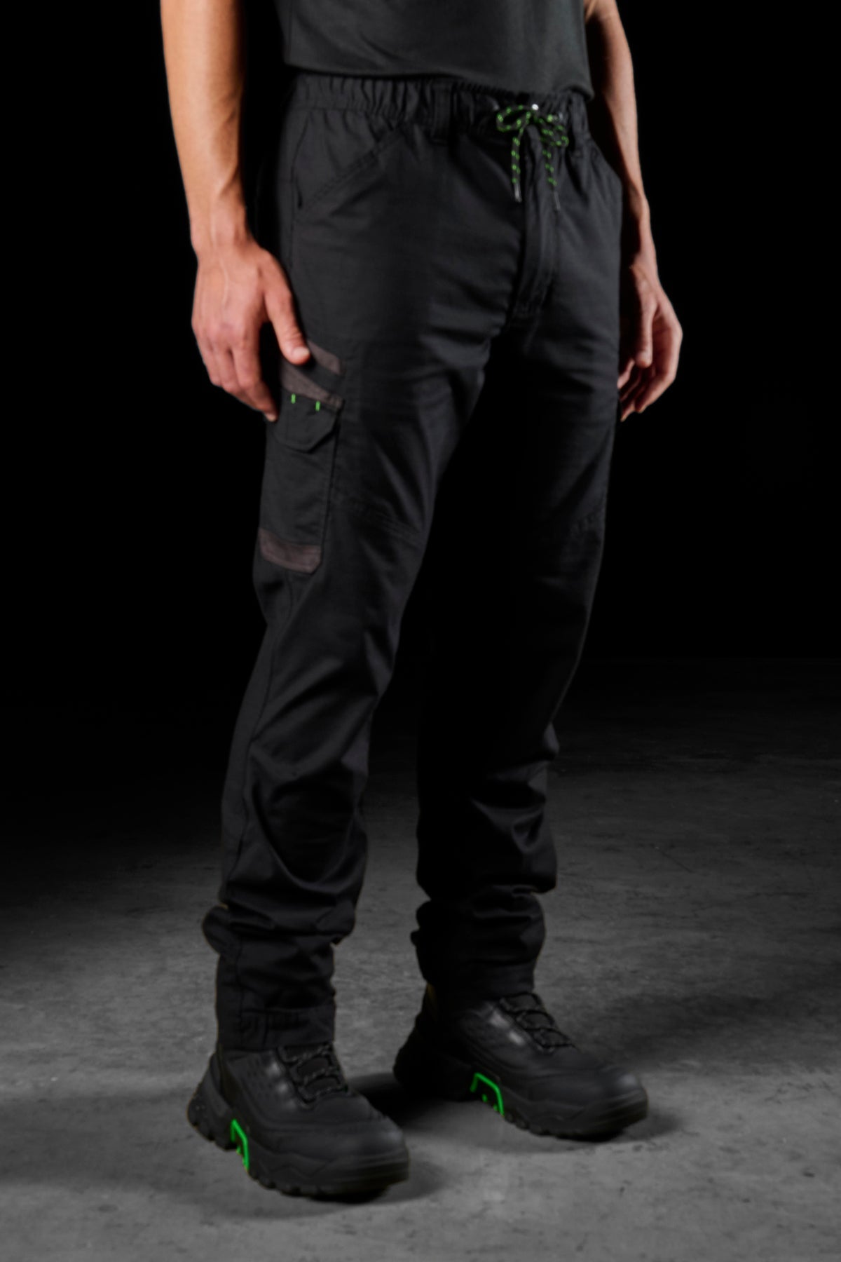 FXD Reflective Taped Elastic Waist Stretch Ripstop Pant - WP-12CT