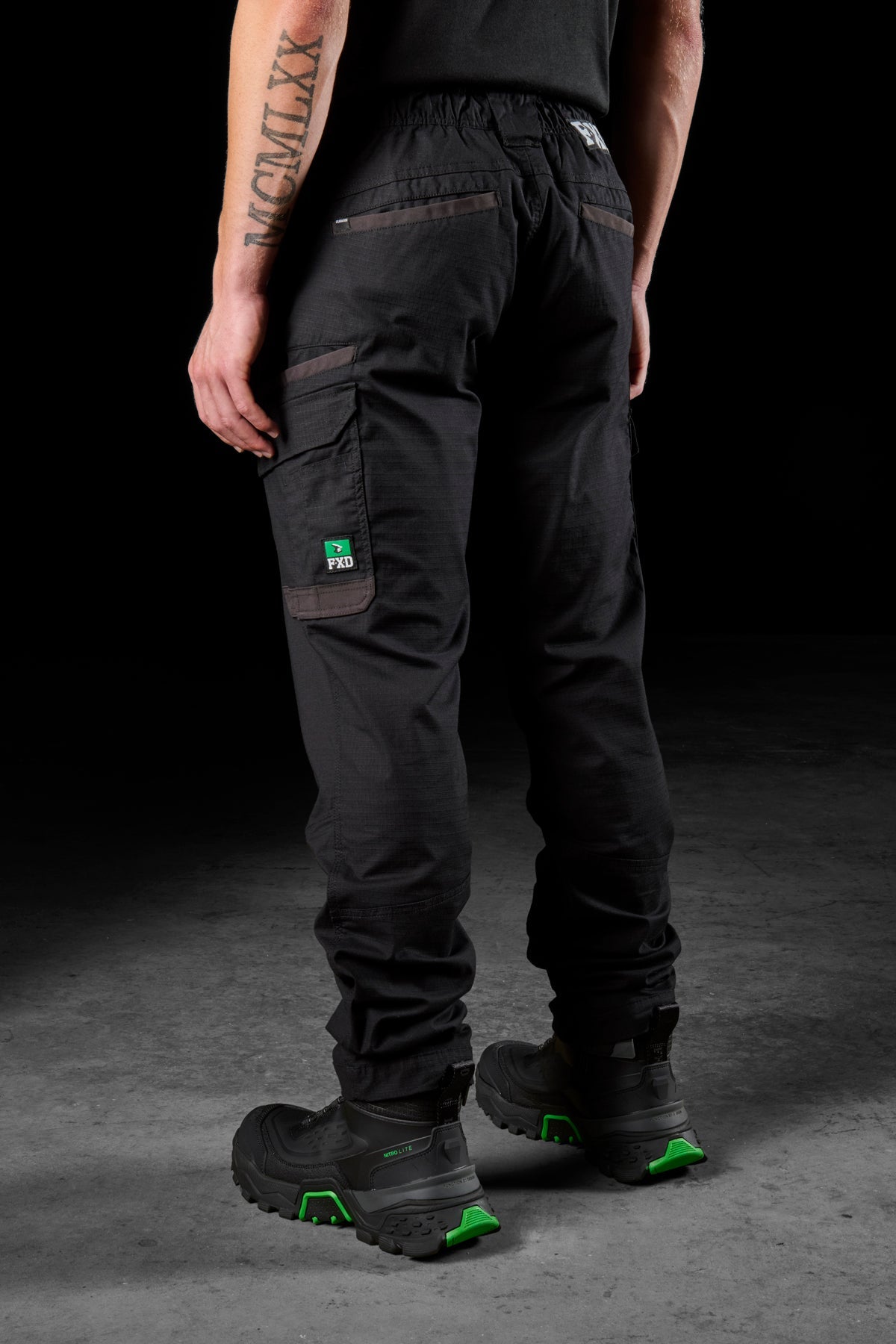 FXD Reflective Taped Elastic Waist Stretch Ripstop Pant - WP-12CT