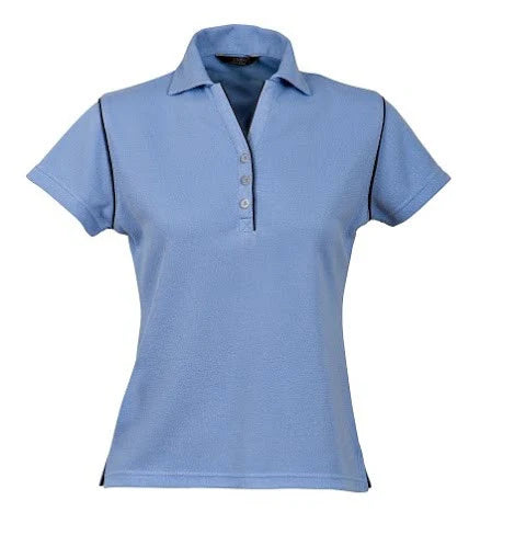 STENCIL LADIESBIO-WEAVEPOLOS/S - 1034