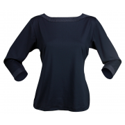 Stencil Ladies Argent Top 3/4s  - 1259q