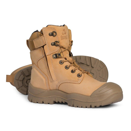 Mongrel 561050 - Wheat High Leg ZipSider Boot w/ Scuff Cap