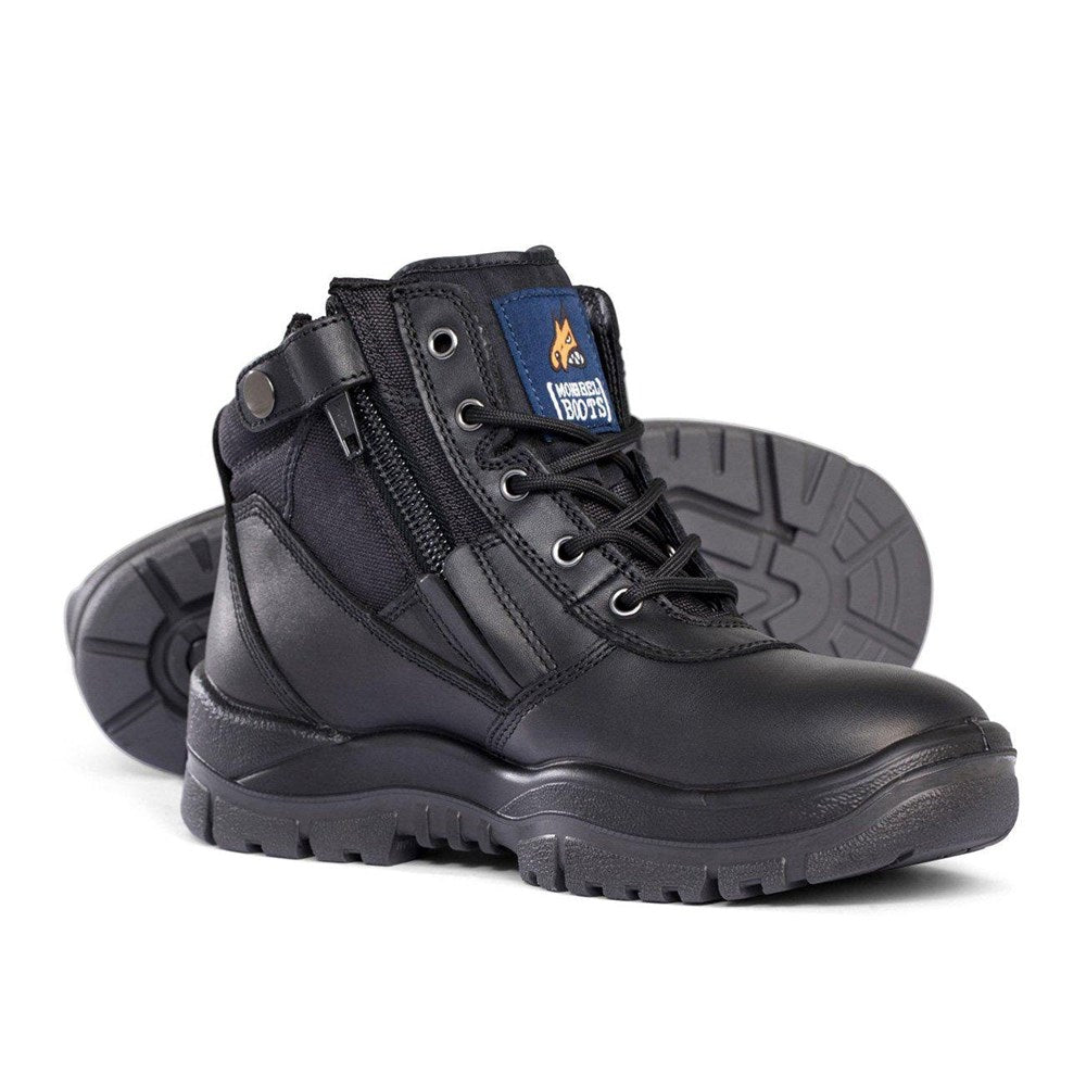 Mongrel 961020 - Black Non-Safety ZipSider Boot
