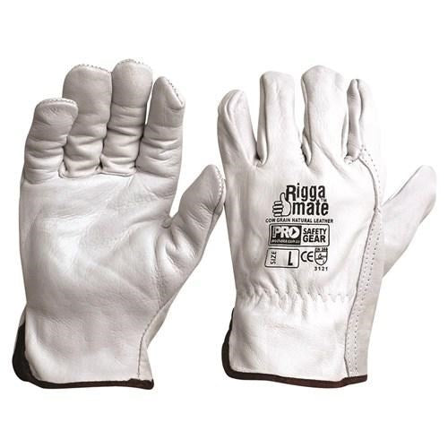 RIGGAMATE NATURAL COWGRAIN GLOVES