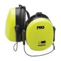 PYTHON NECKBAND EARMUFFS - HI VIS YELLOW