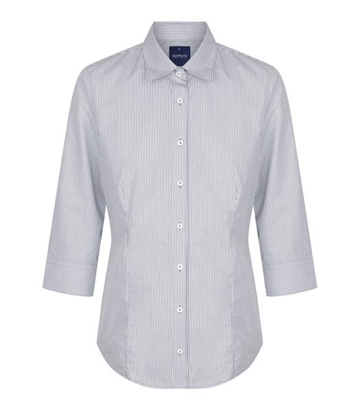 Gloweave Career Westgarth WOMEN'S GINGHAM 3/4 SLEEVE SHIRT