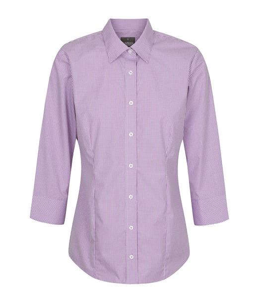 Gloweave Career Westgarth WOMEN'S GINGHAM 3/4 SLEEVE SHIRT