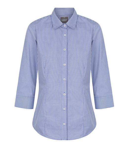 Gloweave Career Westgarth WOMEN'S GINGHAM 3/4 SLEEVE SHIRT