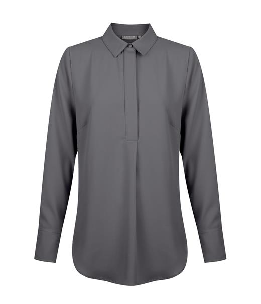 Gloweave L Slv 1/2 Placket Blouse - 1797WL