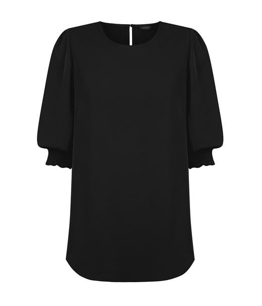 Gloweave Short Slv Shirred Cuff Blouse - 1799WZ