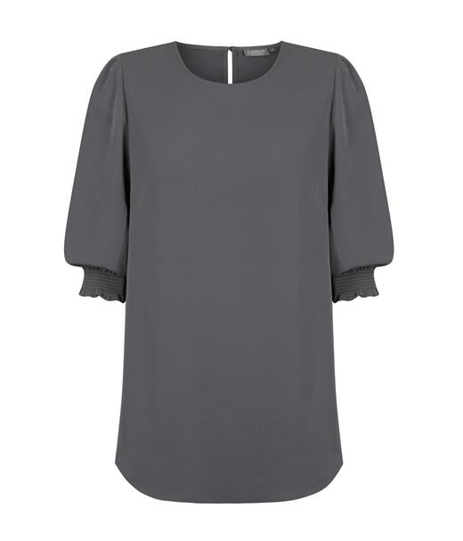Gloweave Short Slv Shirred Cuff Blouse - 1799WZ