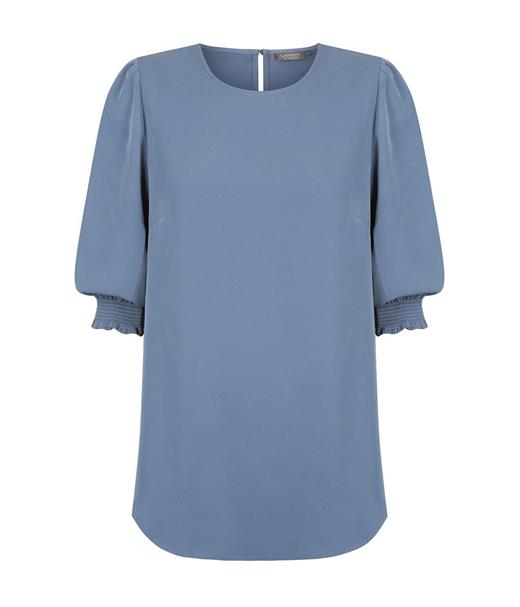 Gloweave Short Slv Shirred Cuff Blouse - 1799WZ