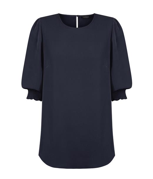 Gloweave Short Slv Shirred Cuff Blouse - 1799WZ
