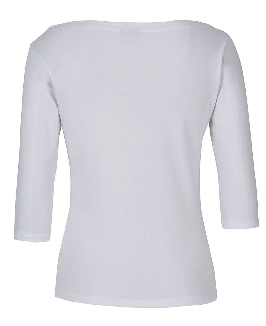C of C  LADIES 3/4 SLEEVE BOAT NECK TEE - 1BT3